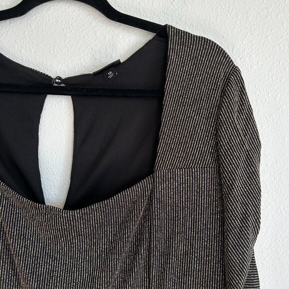 Torrid Gold Glitter Jumpsuit - Picture 2 of 13